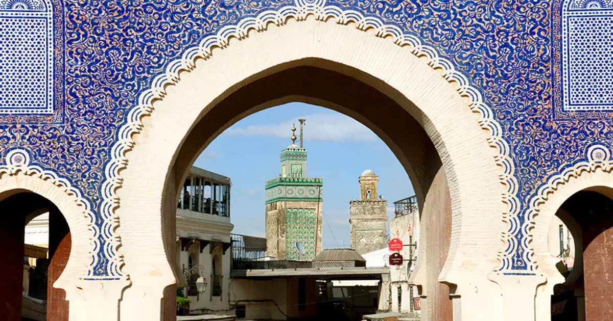 Parking area near Fes medina entrance
