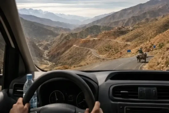 car rental vs private driver morocco