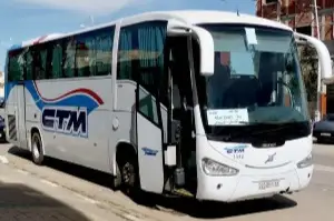 CTM premium bus in Morocco with air conditioning
