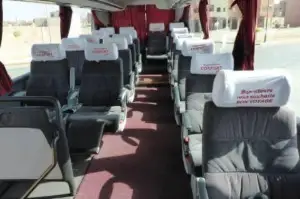 Supratours Espace Confort premium bus seats with extra legroom