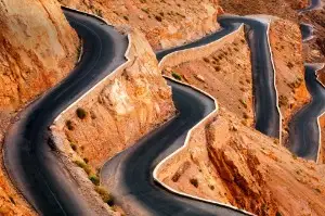 Tizi n'Tichka mountain pass High Atlas Morocco Supratours route